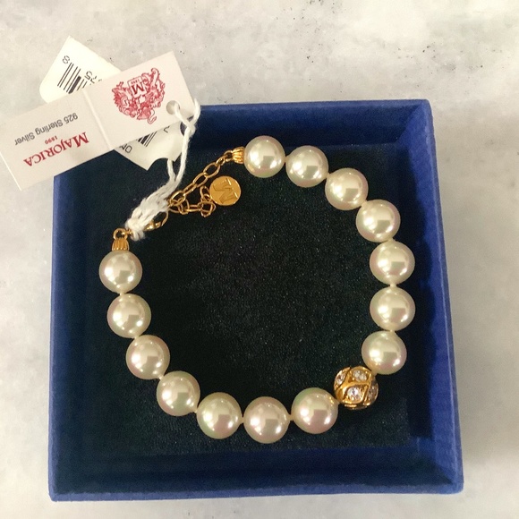 Majorica pearl bracelet, NWT - Picture 1 of 5